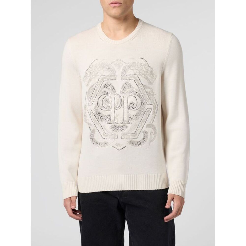 Philipp Plein Sweater Men White